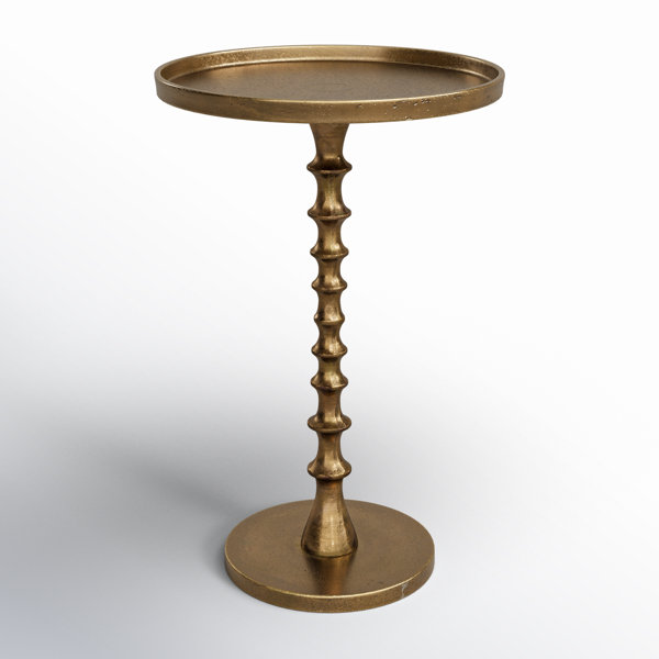 Birch Lane™ Nat Tray Top Pedestal End Table Birch Lane